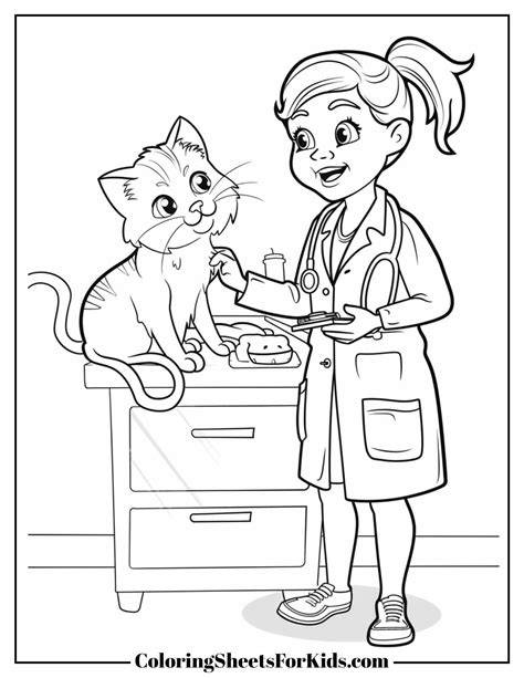 Coloring Pages Veterinarian