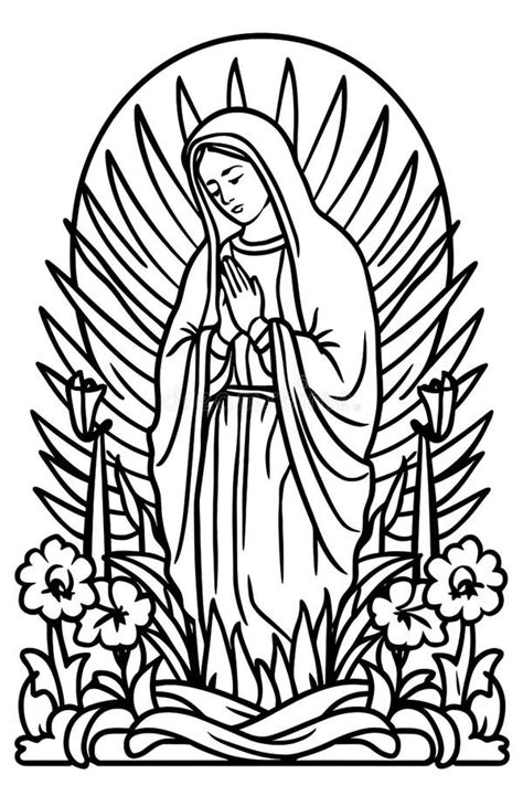 Coloring Pages Virgin Mary