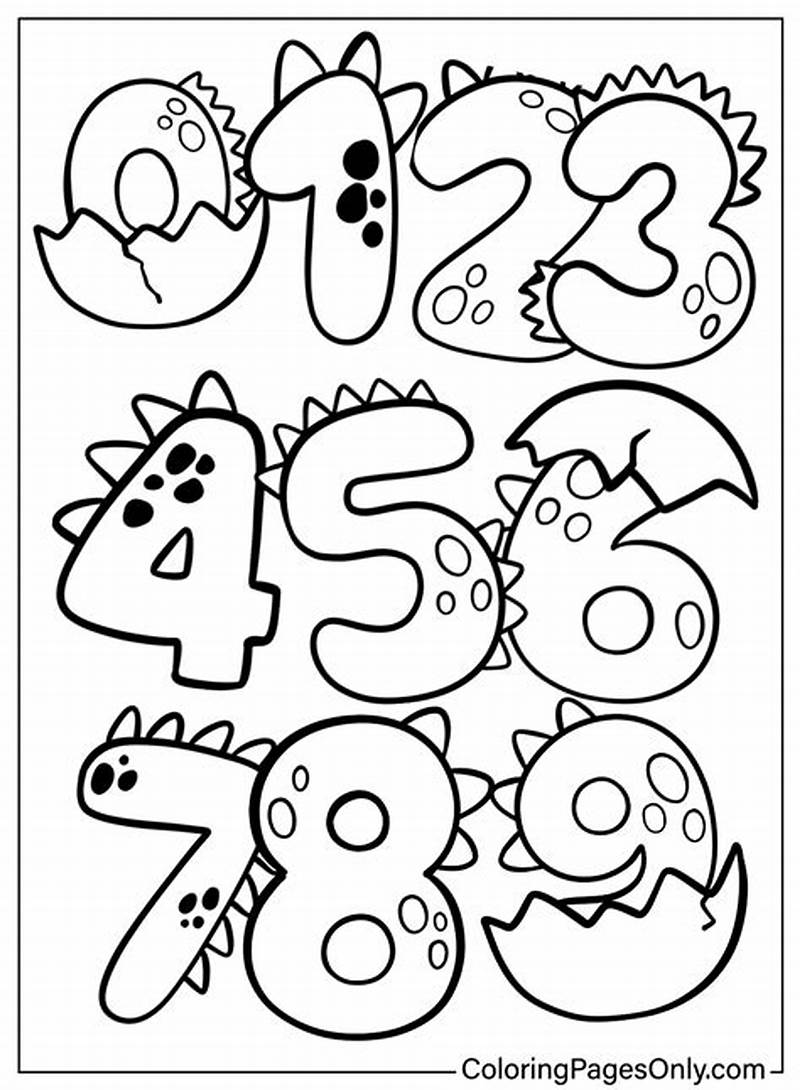 Coloring Pages With Numbers Printable