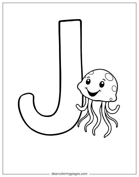 Coloring Pages With The Letter J