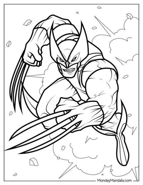 Coloring Pages Wolverine