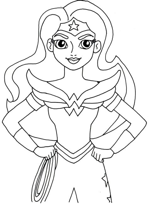 Coloring Pages Wonder Woman