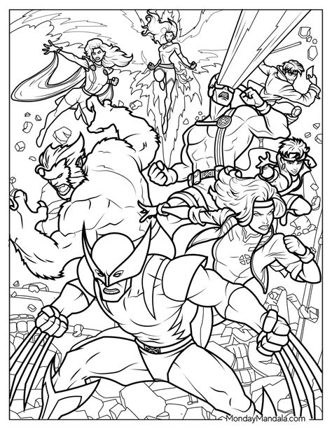 Coloring Pages X Men