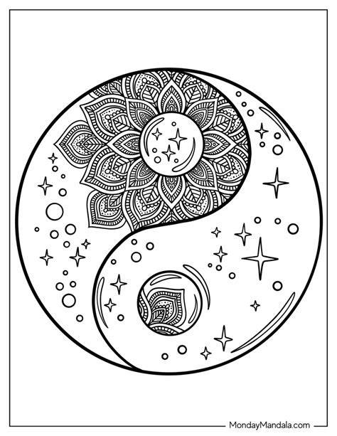 Coloring Pages Yin Yang
