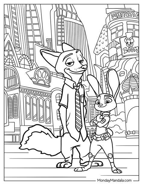 Coloring Pages Zootopia