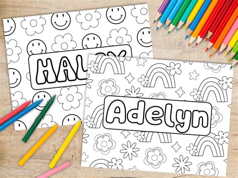Coloring Pages as Personalized Gifts