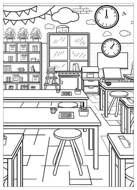 Coloring Pages for Classroom Activities