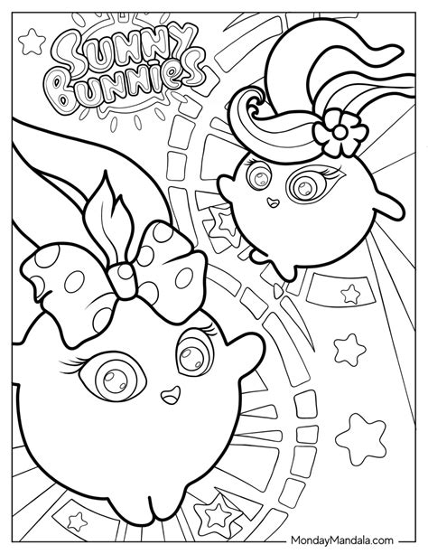 Coloring Sheet Sunny Bunnies Coloring Pages