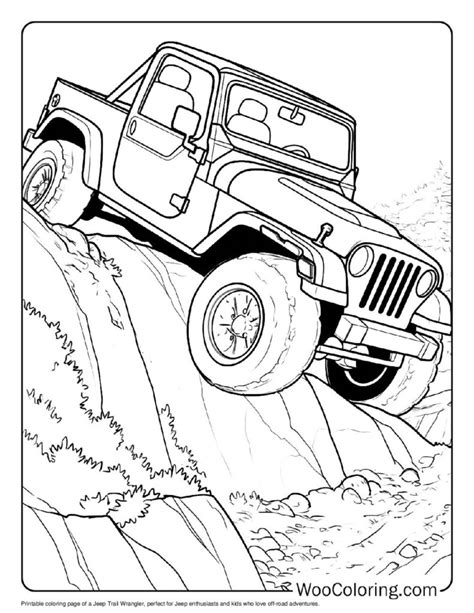 Coloring Sheets Of Jeeps