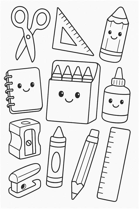 Coloring Stationery Worksheet