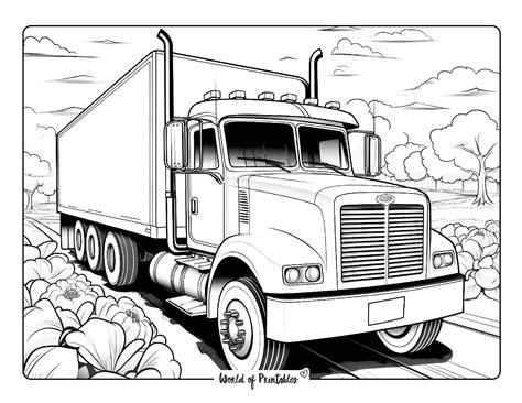 Coloring Truck Pages