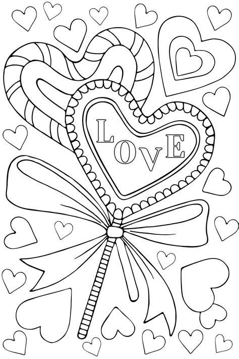Coloring Valentine Pages