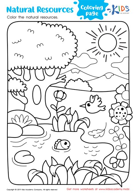 Coloring Worksheet Grade 3