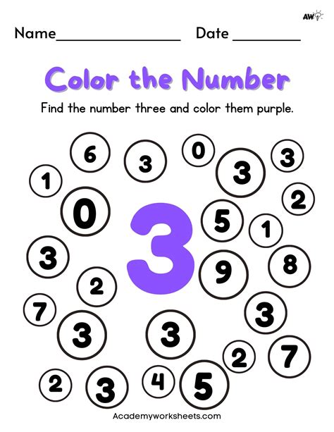 Coloring Worksheet Number 3