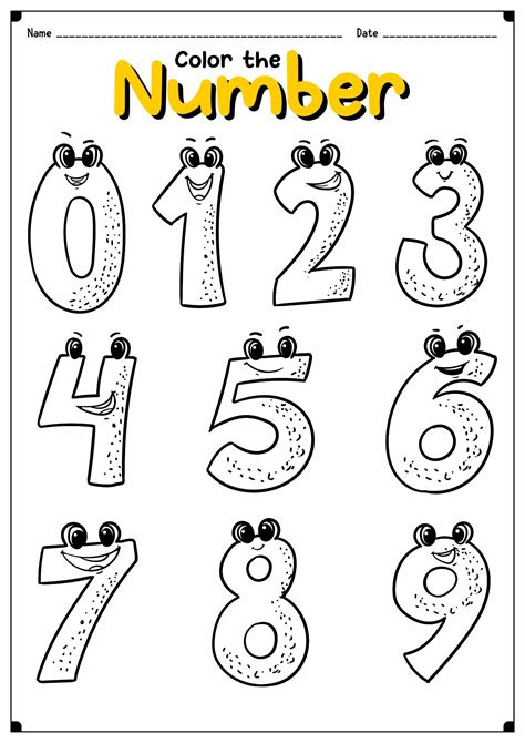 Coloring Worksheets With Numbers