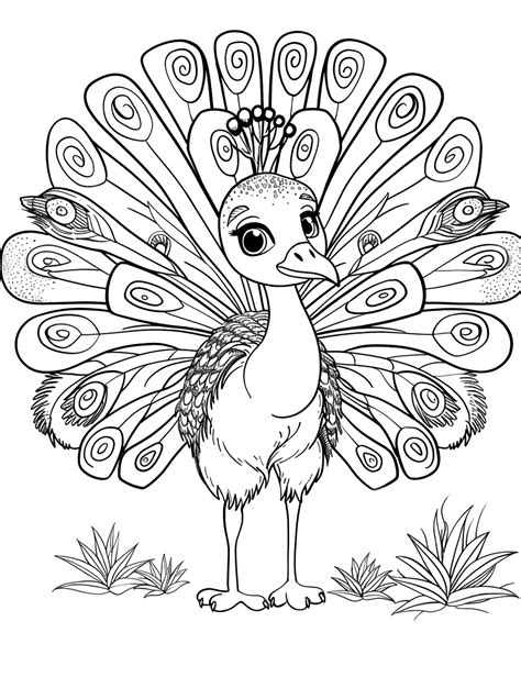 Coloring page animal printable coloring page