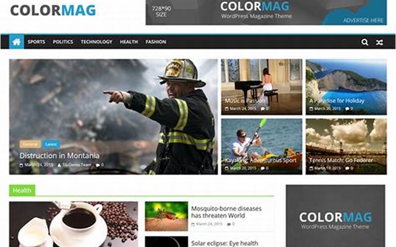 Colormag WordPress Template