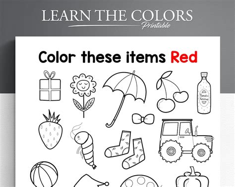 Colors Coloring Pages