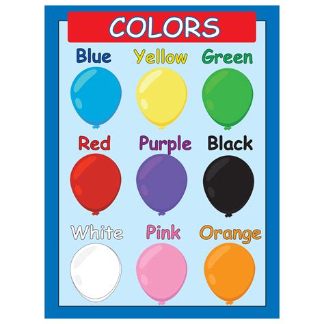 Colors Poster Printable