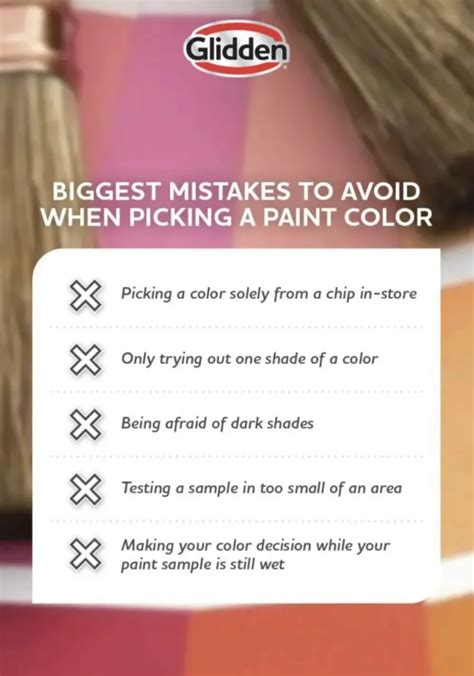 Colors to Approach with Caution (Avoiding Mistakes)