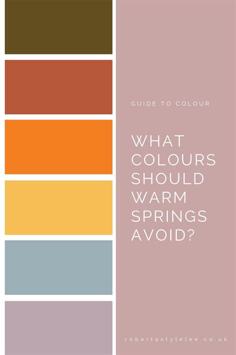Colors to Avoid