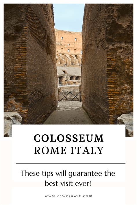 Colosseum Photography Tips