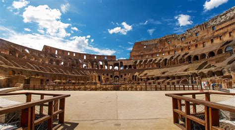 Colosseum arena floor view