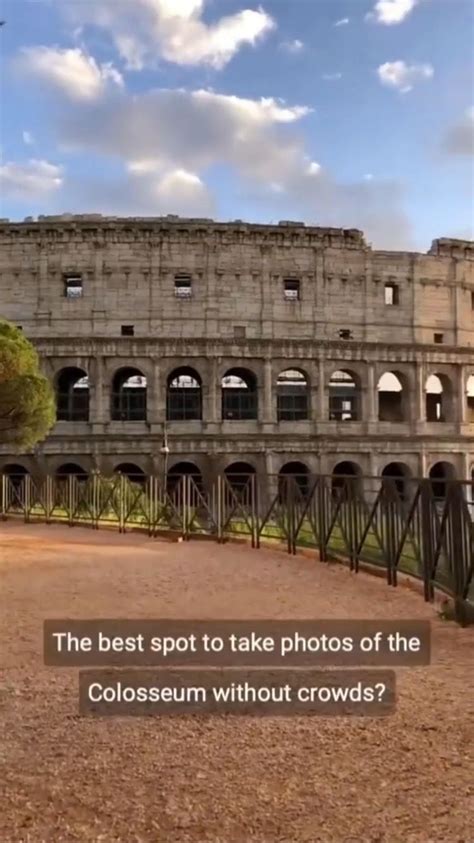 Colosseum without crowds