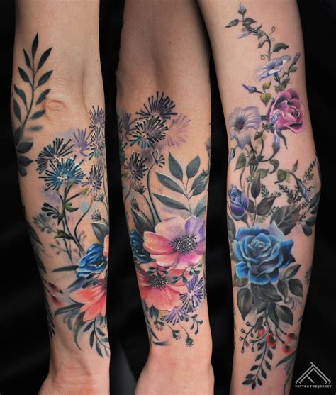 color flowers floral beautiful (With images) Tattoos