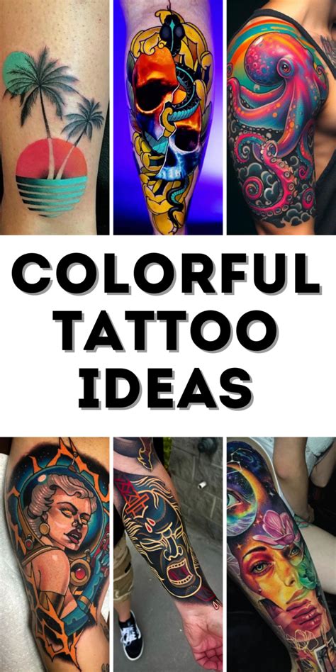 Colourful Tattoo Ideas