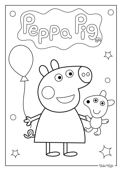 Colouring Sheet Peppa Pig Coloring Pages