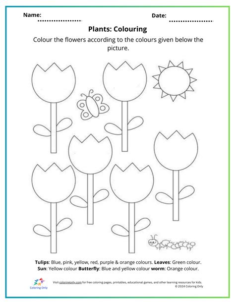 Colouring Worksheet Games