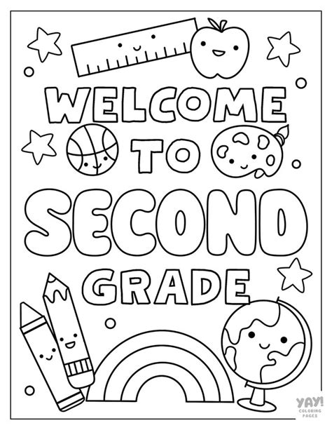 Colouring Worksheet Grade 2