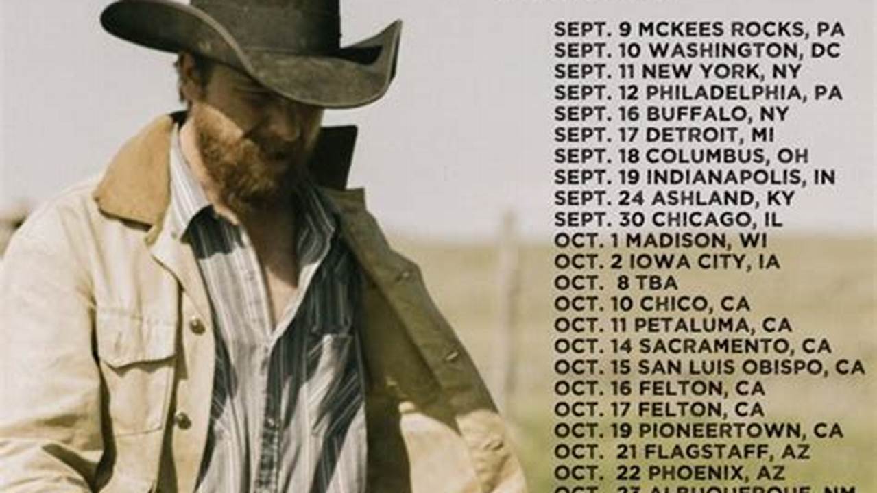 Colter Wall Concert Dates 2024