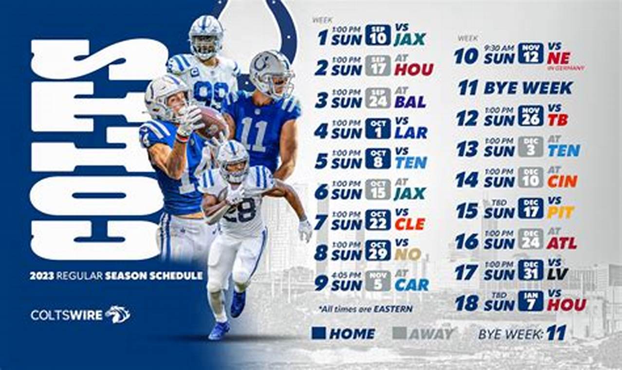 Colts Jersey Schedule 2024