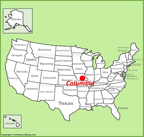 33 Map Of Columbia Mo Maps Database Source
