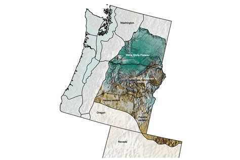 Pacific Northwest Map Outline Draw A Topographic Map