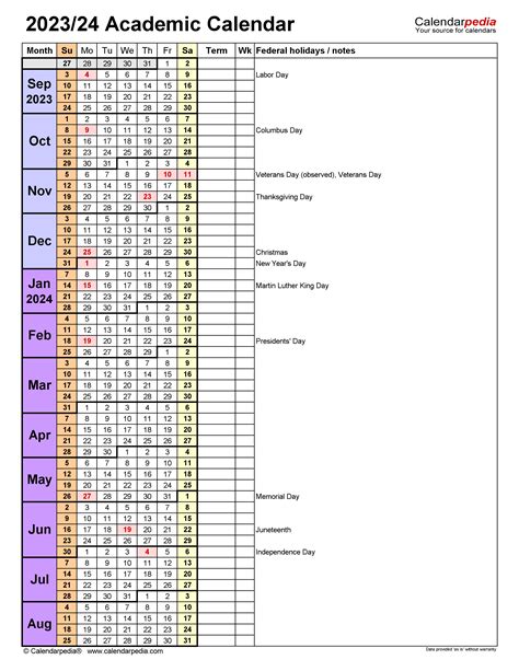 202223 Academic Calendar Columbia University Printable Calendar 2022