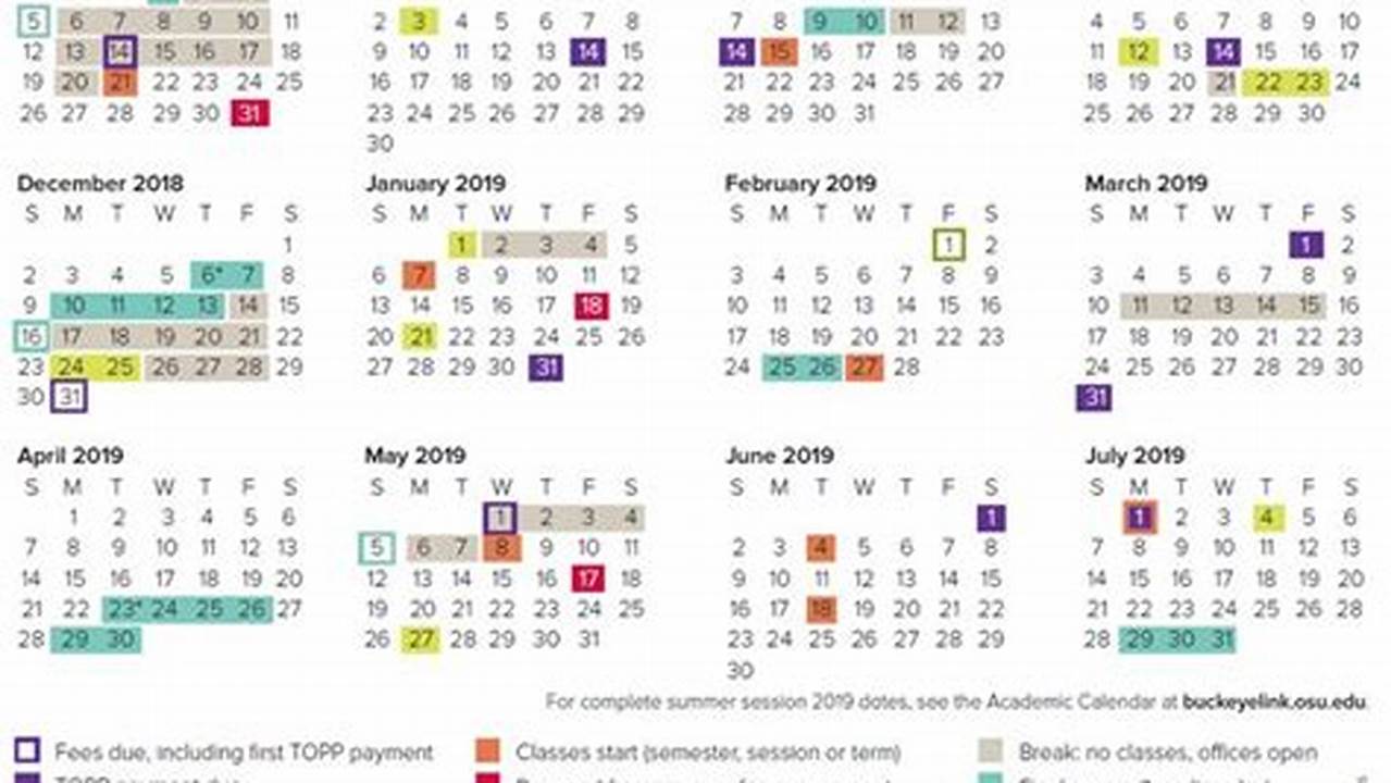 Columbus State Calendar Spring 2024
