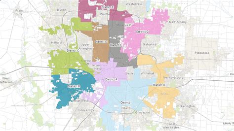 Columbus OH city map.Free printable detailed map of Columbus city Ohio