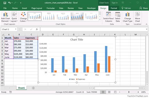 How to Create an 8 Column Chart in Excel