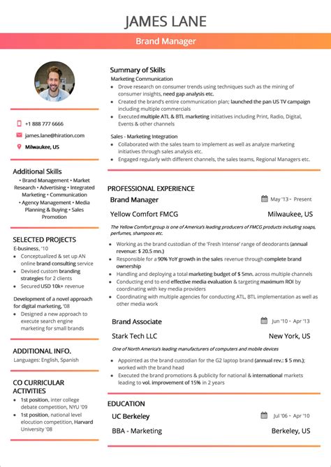 Combination Resume Template Word