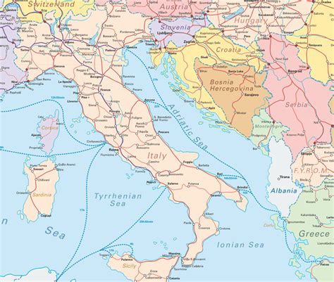 italy and croatia map Map of Europe Map of Croatia Croatia, Croatia