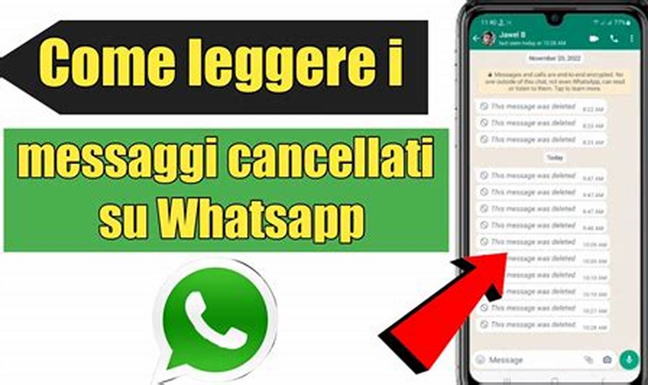 Come Vedere I Messaggi Cancellati Su Whatsapp Android