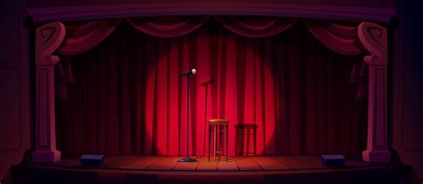 Comedian on stage