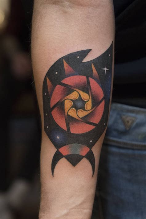 Comet tattoo by Evgeny Mel