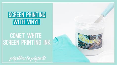 Get Impressive Prints with Comet White Screen Printing Ink