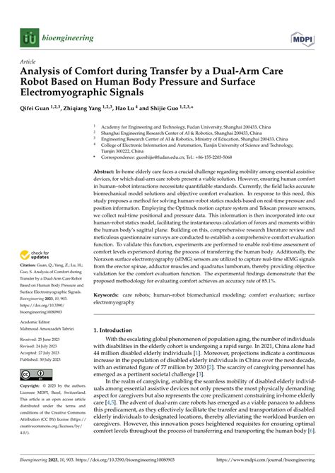 Comfort during Transfer