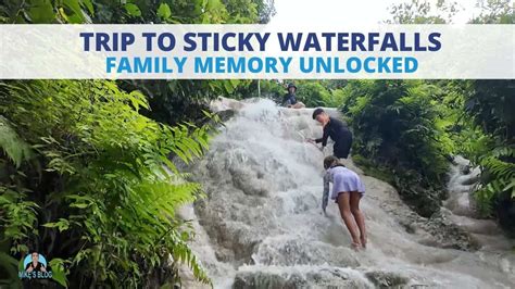 Comfortable Experience Sticky Waterfalls