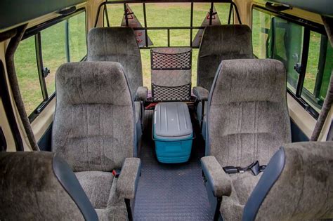 Comfortable tour van